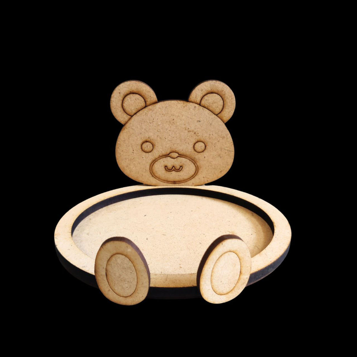 Teddy Bear (MDF trinket | Catchall Tray)