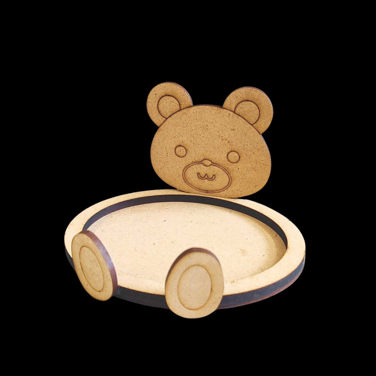 Teddy Bear (MDF trinket | Catchall Tray)