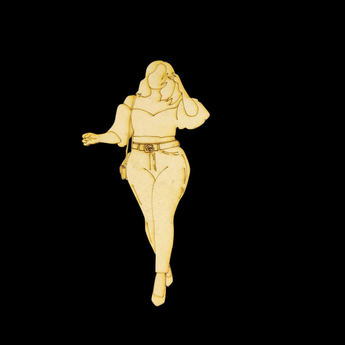 The Beauty (Celebrating Women)MDF Premarked Embellishments