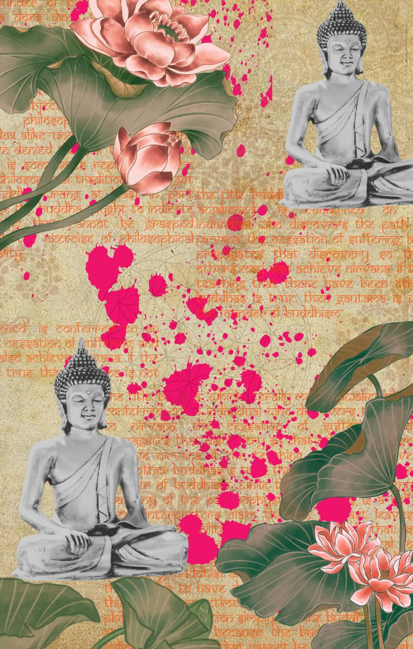 The Buddha ( Decoupage papers )