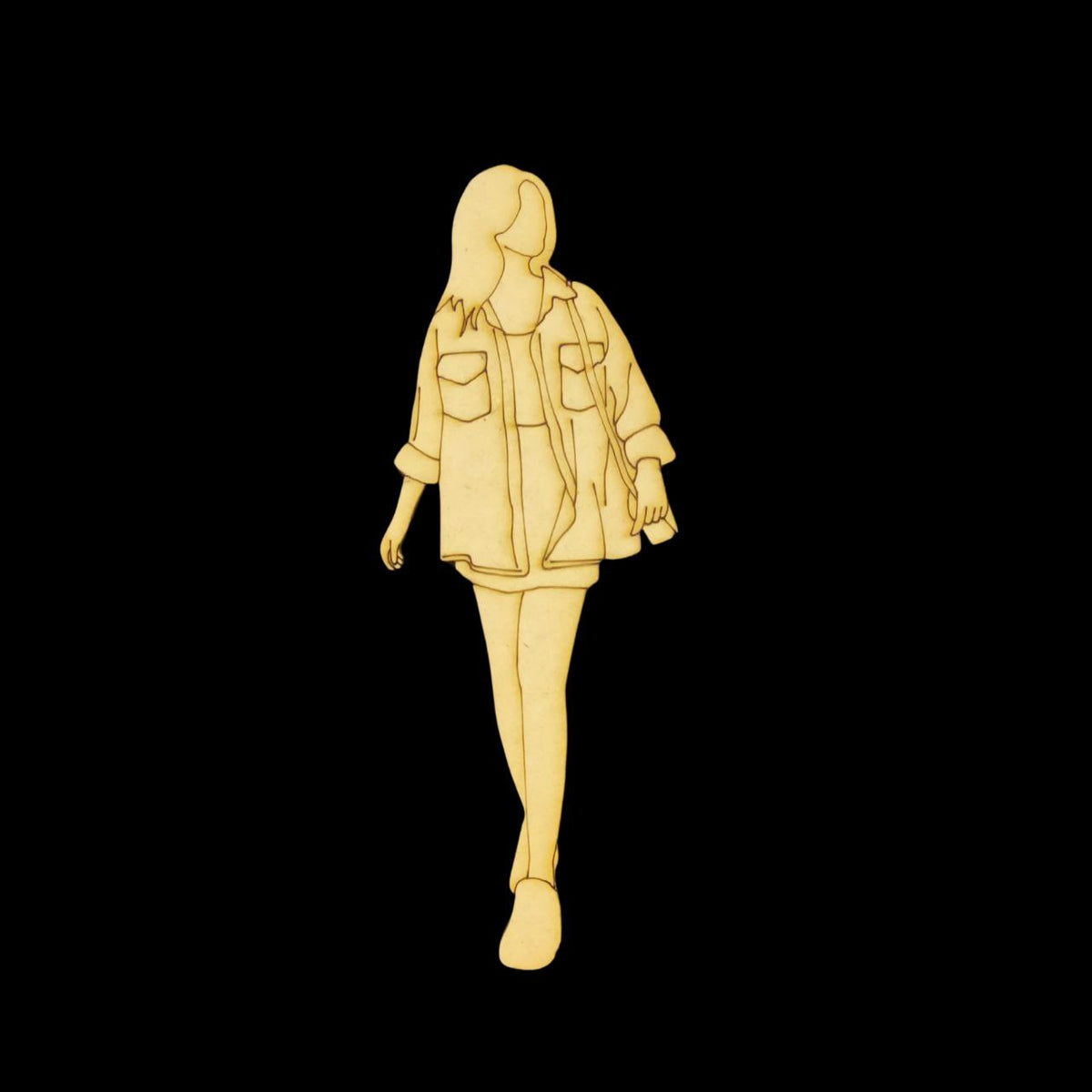 The Explorer (Celebrating Women)MDF Premarked Embellishments