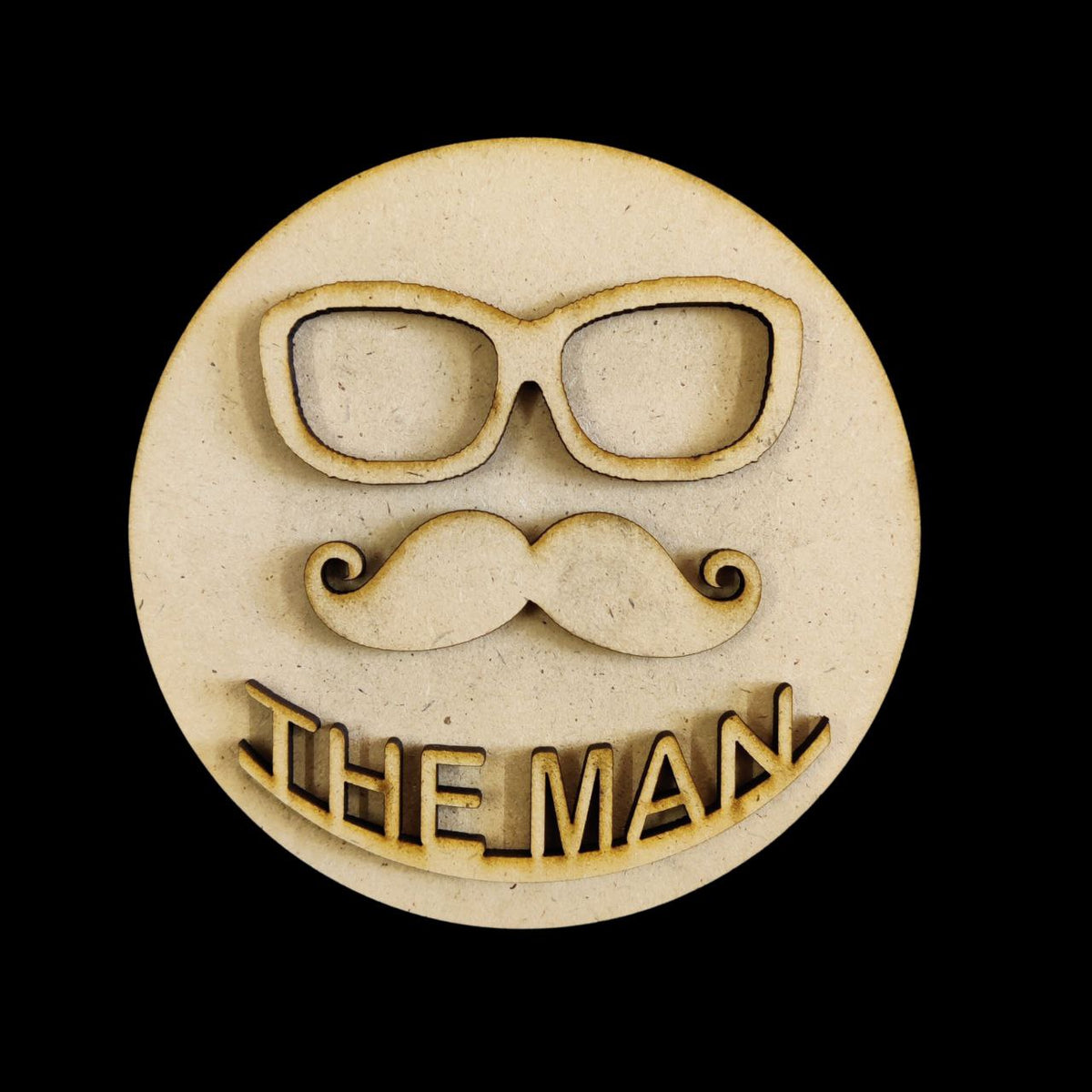 Best Dad ( Father's day - MDF Fridge Magnet Base )