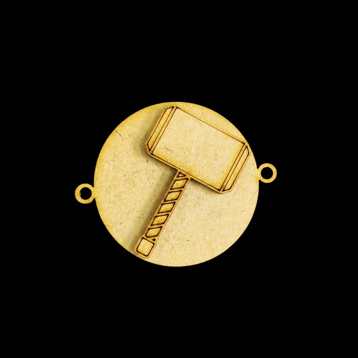 Thor Hammer (Kids MDF Layered Logo Rakhi)