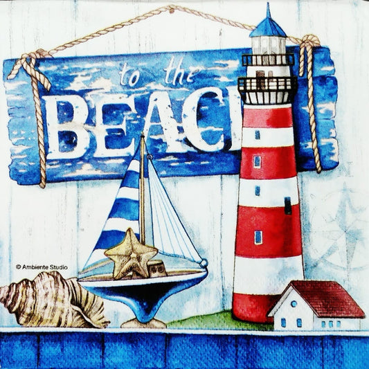 To The Beach ( German Napkin Tissues )