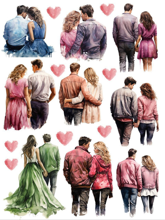 Together Forever (Instant Transfer Sheet) Valentine's