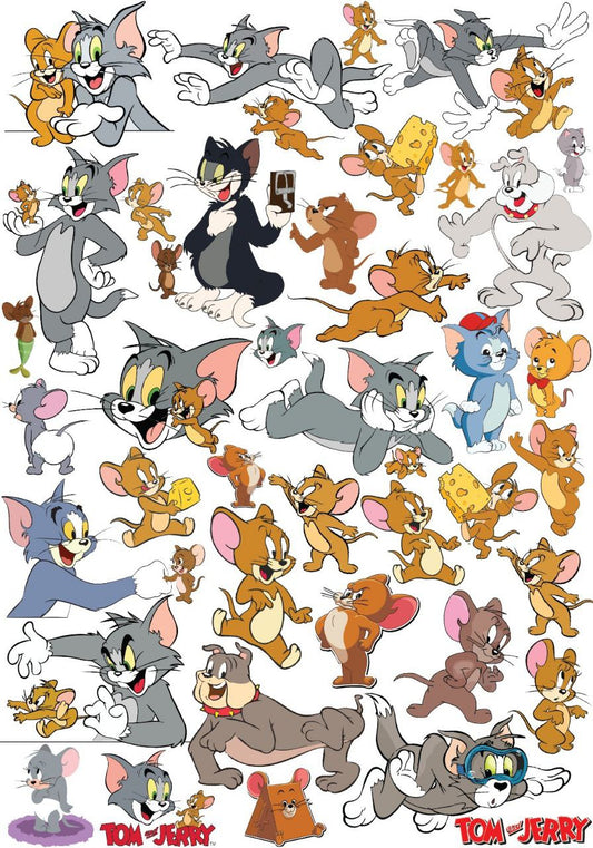 Tom & Jerry (Kids - Instant Transfer Sheets )