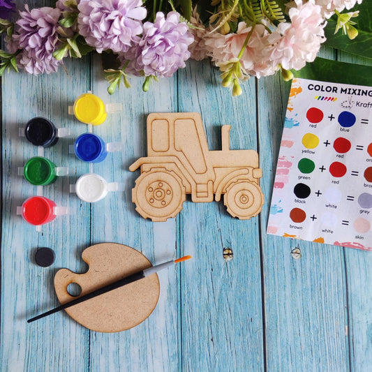 Tractor (Fridge Magnet DIY Kit) MDF