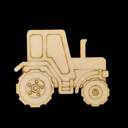 BullDozer Truck ( MDF Premarked painting base )