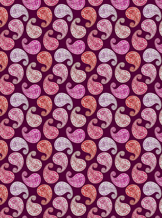 Traditional Ethnic Paisley (Instant Transfer Sheet)