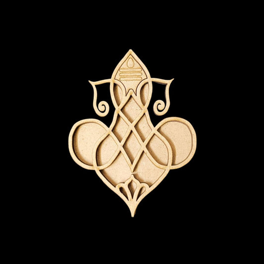 Traditional Motif - Kolam Rangoli (MDF Base)