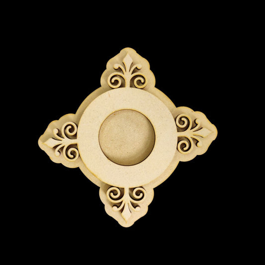 Traditional Tealight Holder (MDF) diwali 1