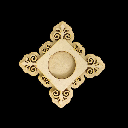 Traditional Tealight Holder (MDF) diwali 4
