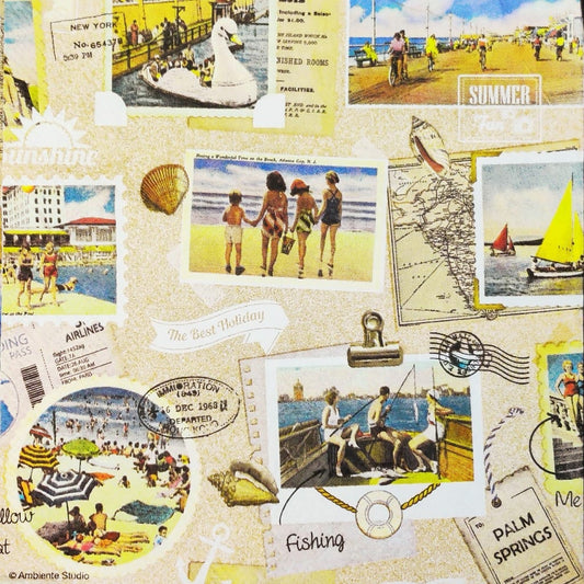 Travel Stamps ( German Napkins Tissues )