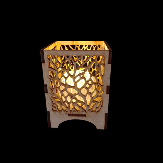 Tree Branch (MDF -Lasercut Tealight Lantern) Festive