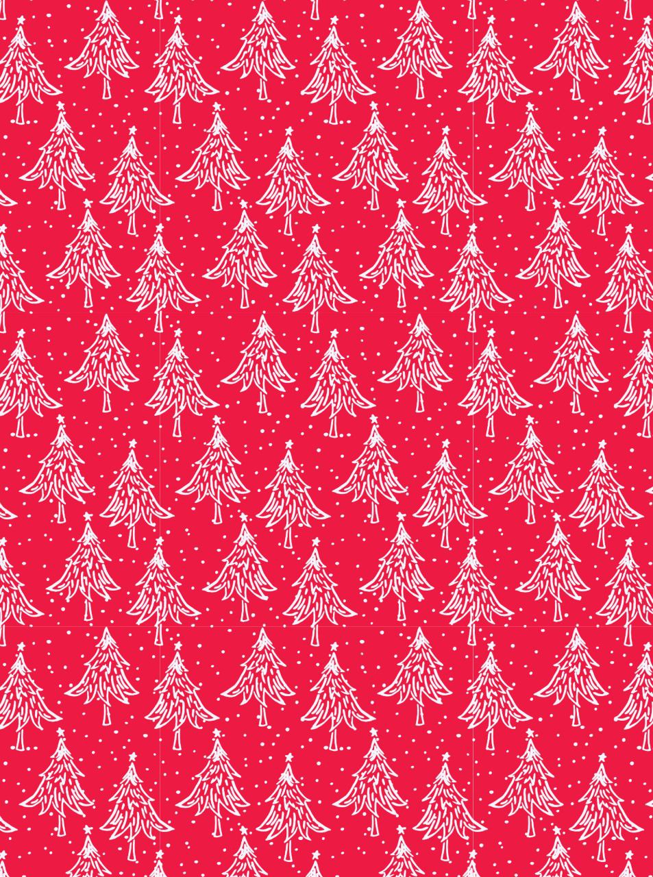 Tree - Pink ( Christmas - Decoupage Sheet )