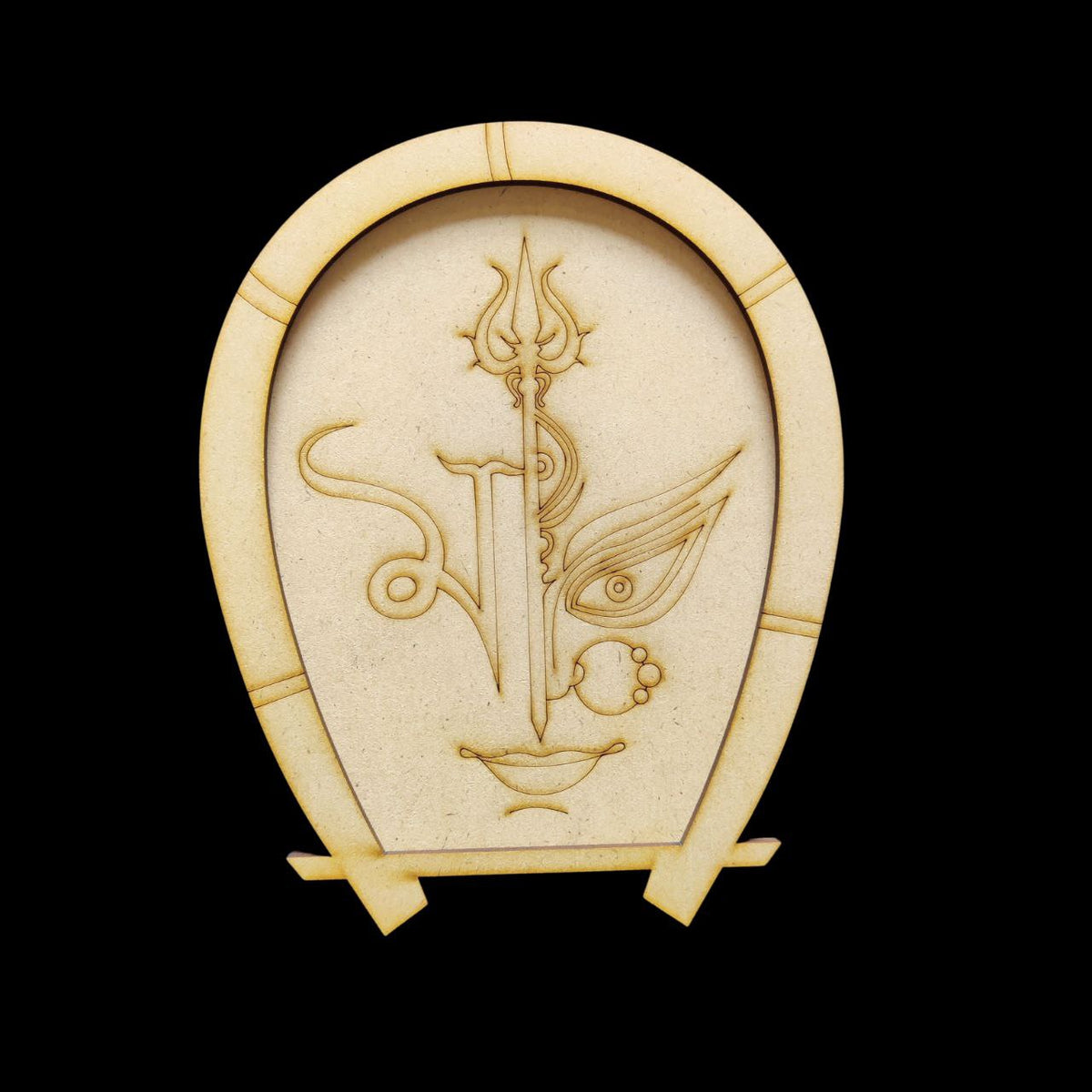 Trishul Sigil - Premarked Kulo (MDF) Festive