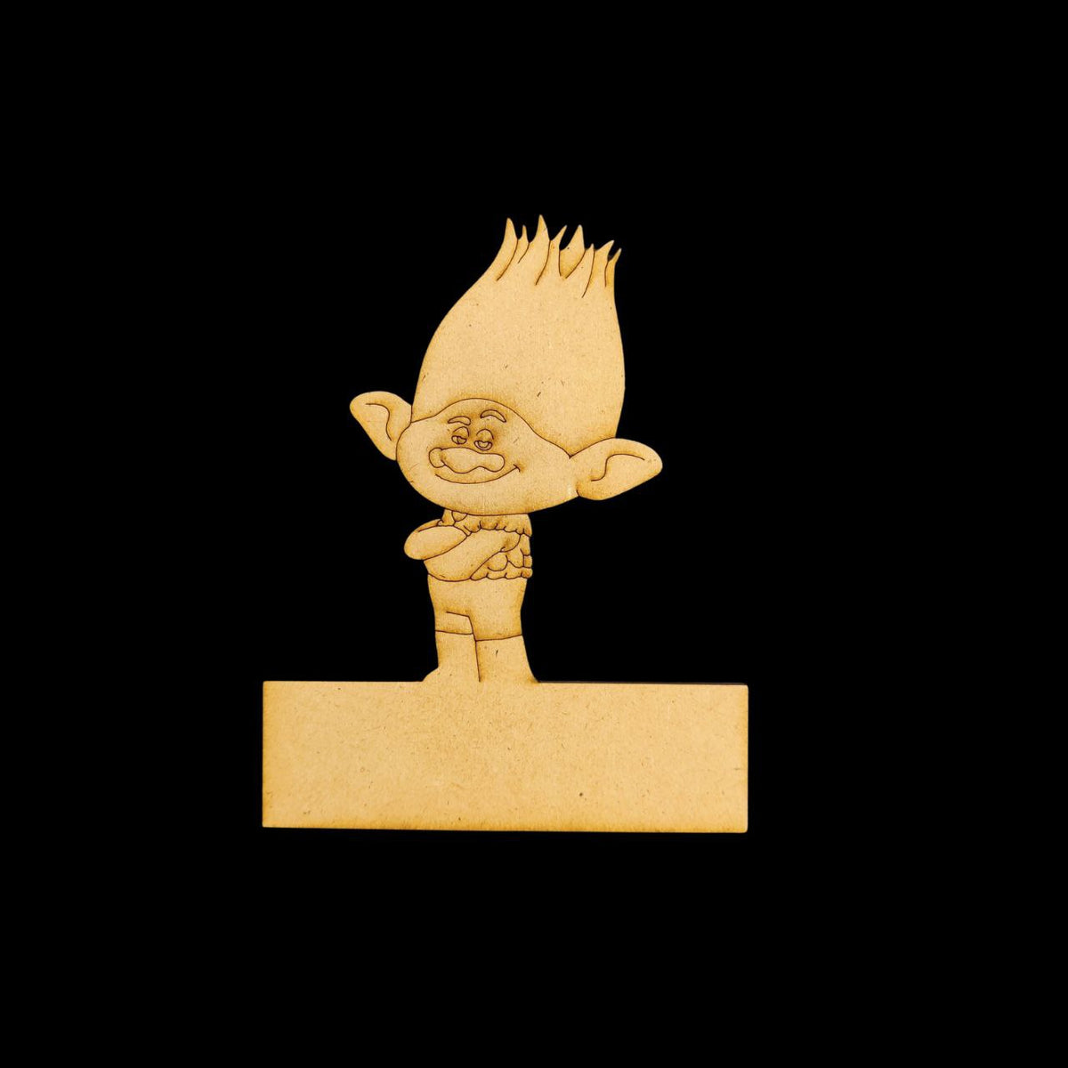 Trolls - Branch (Mini Name Board - MDF) Personalised