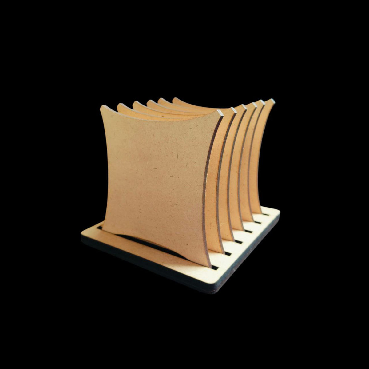 Square Pointed Coaster (MDF Blank)