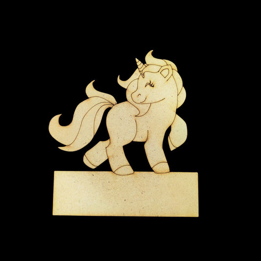 Unicorn Kids (Mini Name Board - MDF)