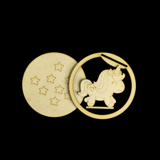 Unicorn (MDF Trinket | Catchall Tray) DIY Kids Collection