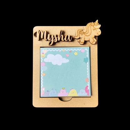 Post It Holder - Personalised (MDF Lasercut)