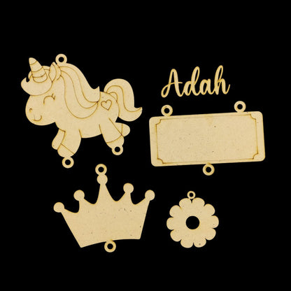 Unicorn Princess ( Wall Danglers ) Personalised