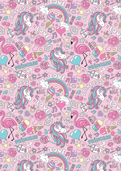 Unicorn Princess (Kids - Decoupage Papers )