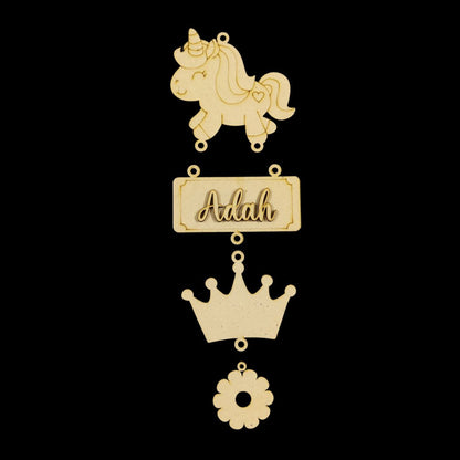 Unicorn Princess ( Wall Danglers ) Personalised