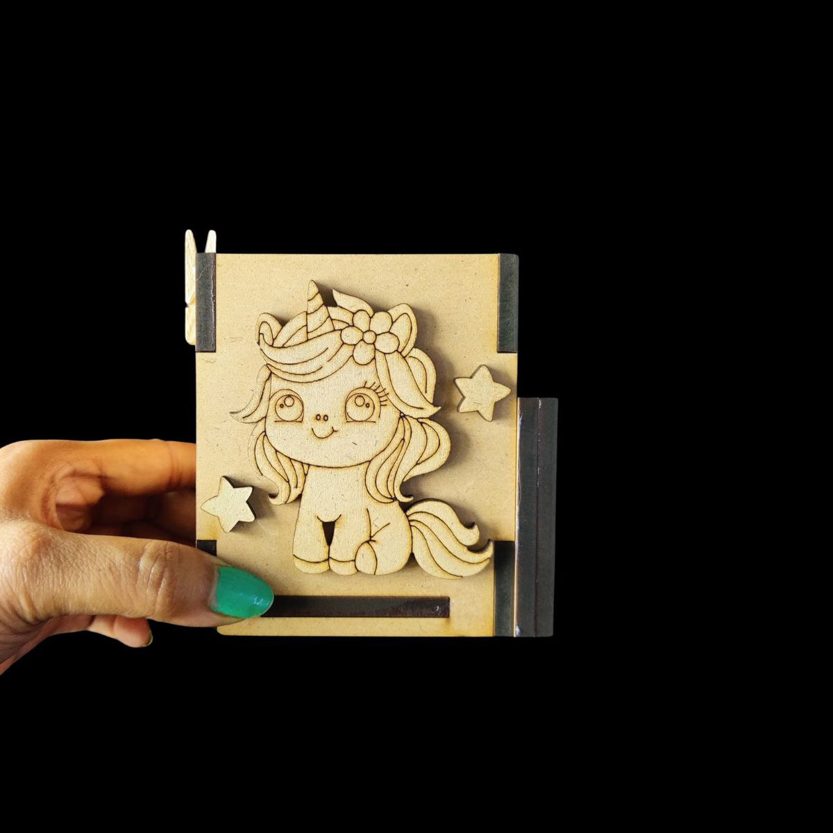 Unicorn Rainbow Theme - DIY Multipurpose penstand (MDF)