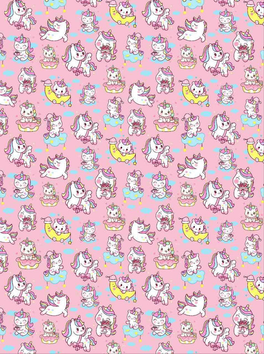 Unicorn moods - Seamless Pattern (Decoupage Paper)