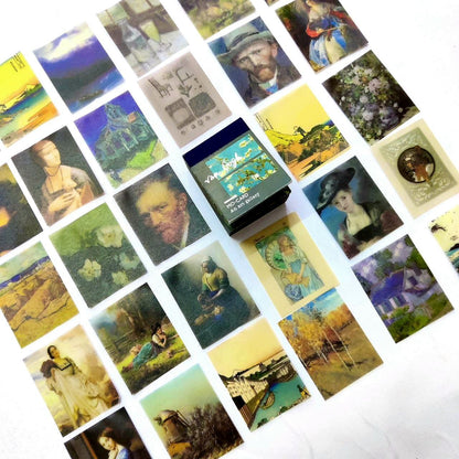 Vincent Van Gogh Art ( Journaling Supplies - Vellum Sheets)