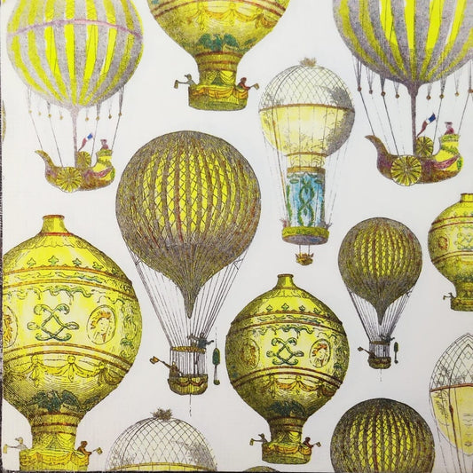 Vintage Hot-Air Balloons ( German Napkins Tissues )