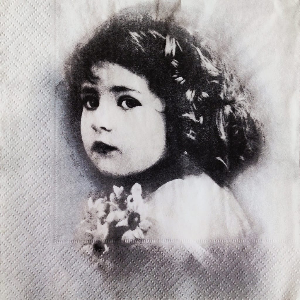 Vintage Girl ( German Napkins Tissues )