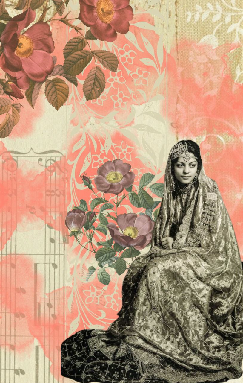 Vintage sultana ( Decoupage papers )