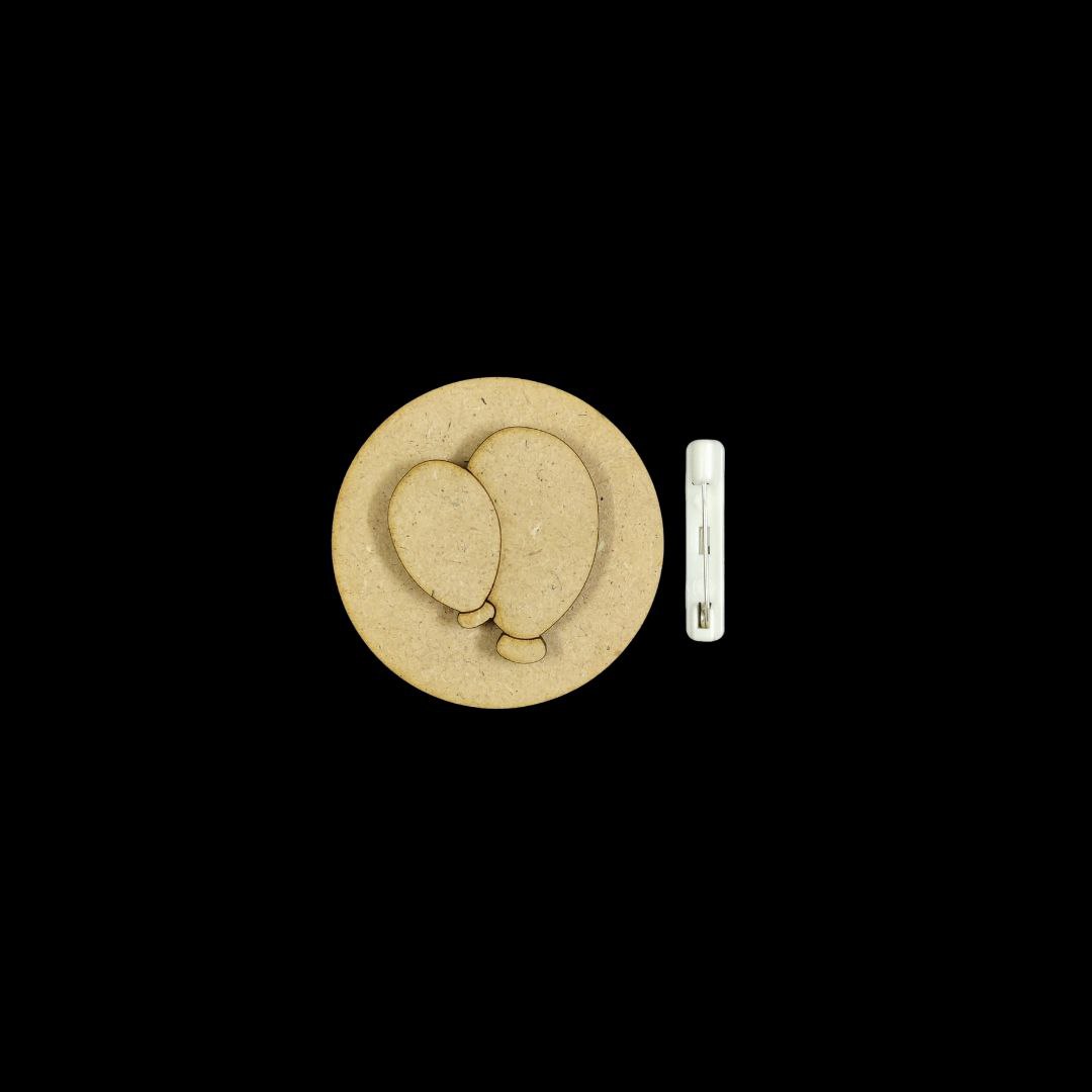 Water Balloon - Holi Badge Pin (MDF)