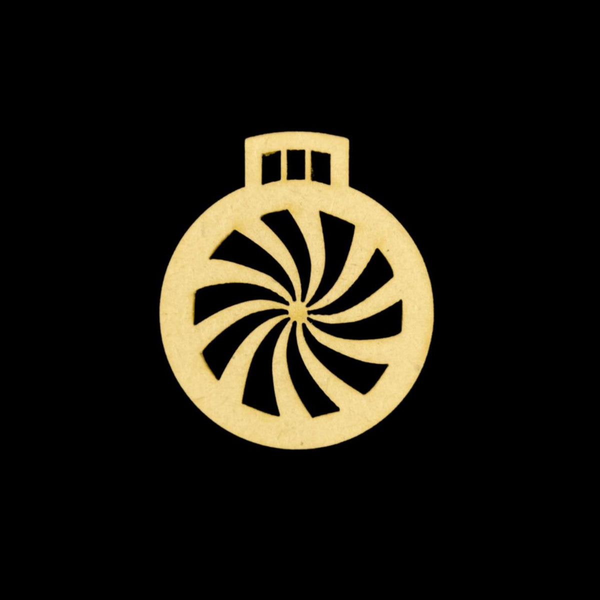 Wheel Bauble ( MDF Christmas Ornament )