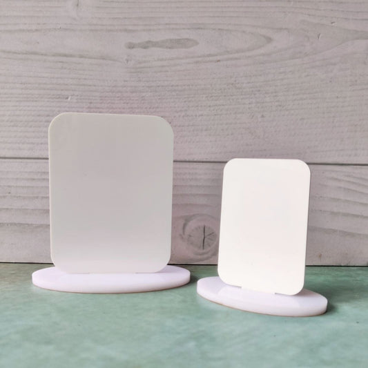 White Acrylic Stand