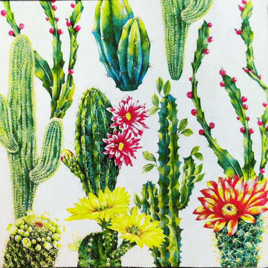 Wild Cactus ( German Napkins Tissues )