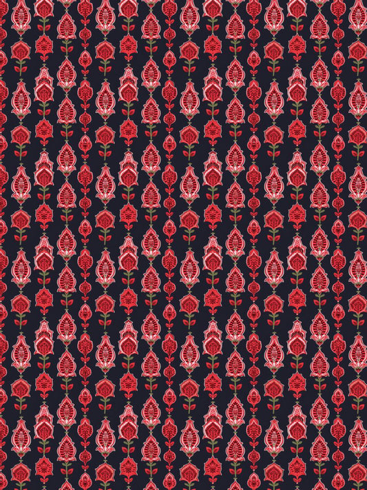 Wild Flowers - Block Print Seamless (Instant Transfer Sheet)