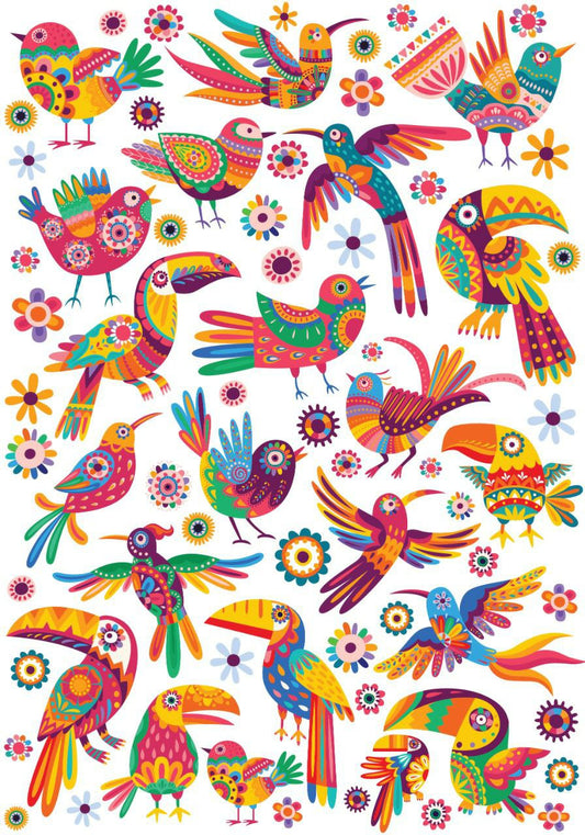 Wild n Free Birds ( Instant Transfer Sheets )