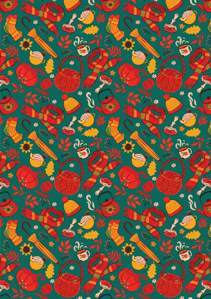 X-mas Tree - Seamless pattern ( Christmas - Decoupage Paper )