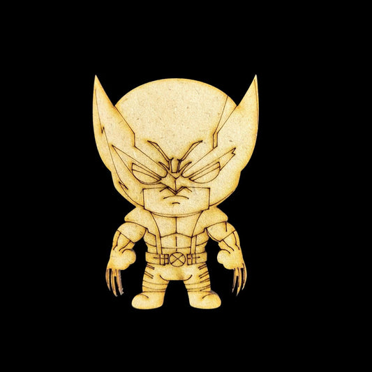 Wolverine ( MDF - Premarked Painting base)
