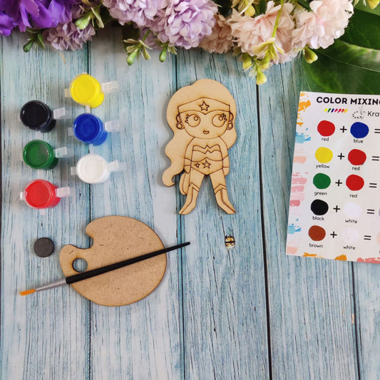 Wonder Woman (Fridge Magnet DIY kit) MDF