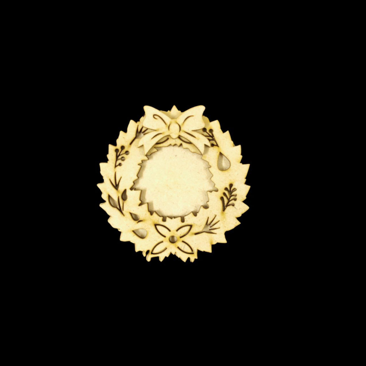 Wreath (DIY Christmas Tealight Holder - MDF)