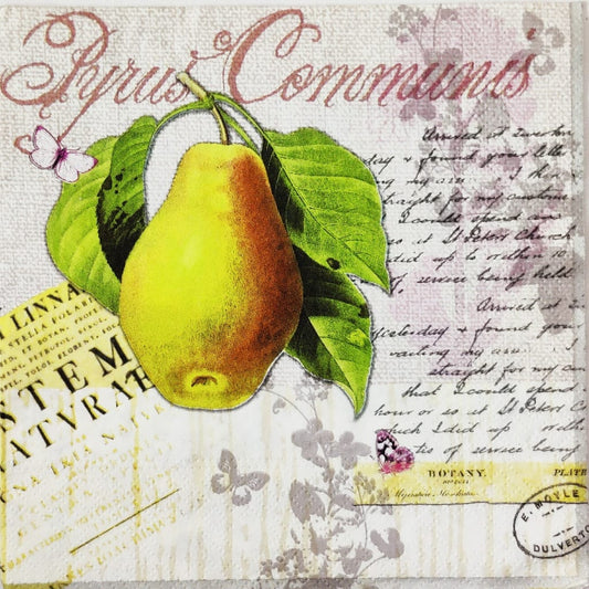 Yellow Pear ( German Napkins Tissues )