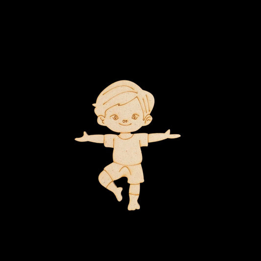 Yoga - Boy (MDF - Premarked Painting base)