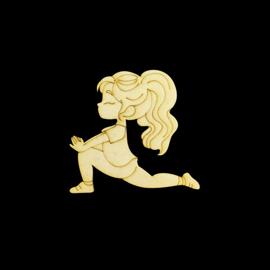 Yoga Asana Girl (MDF - Premarked Painting base)
