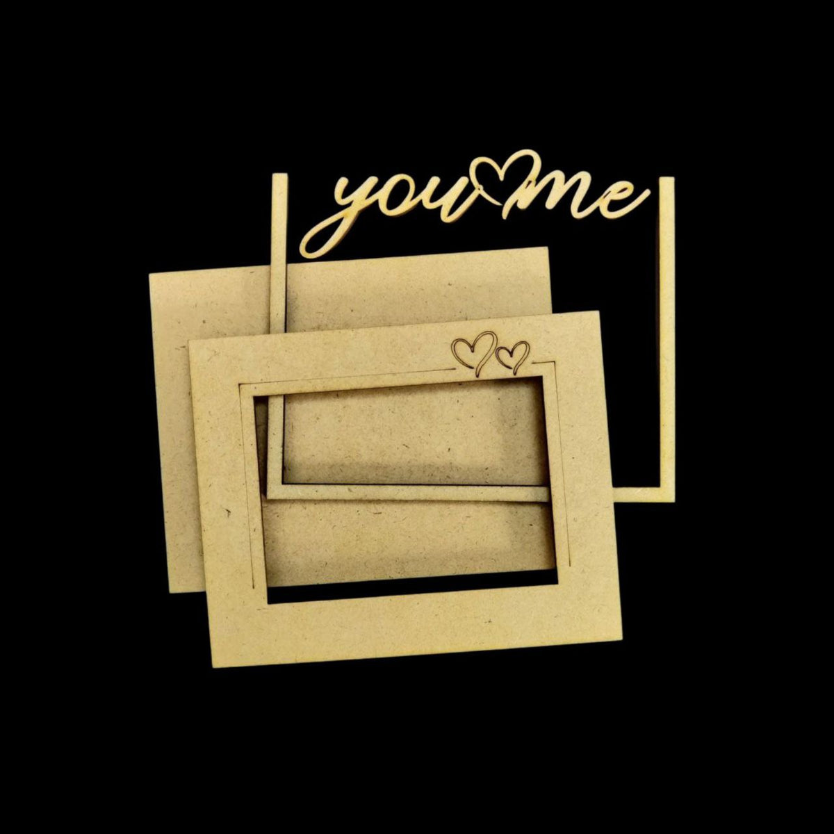 You and Me - Photo Frame Fridge Magnet Base - Valentine's Collection