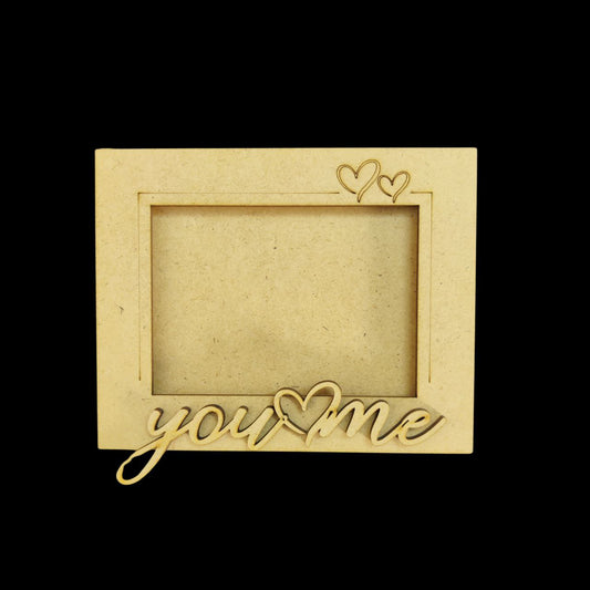 You and Me - Photo Frame Fridge Magnet Base - Valentine's Collection