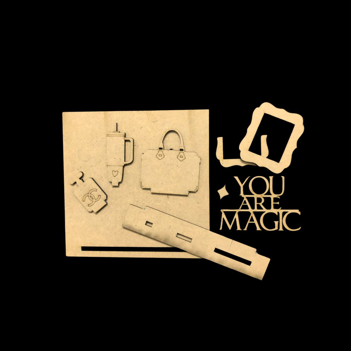 You are Magic (DIY Miniature Shelf - MDF Fridge Magnet Base)